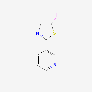 molecular formula C8H5IN2S B1393052 5-Iodo-2-(pyridin-3-yl)thiazole CAS No. 1187830-48-3