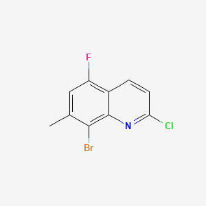 8-Bromo-2-chloro-5-fluoro-7-methylquinoline