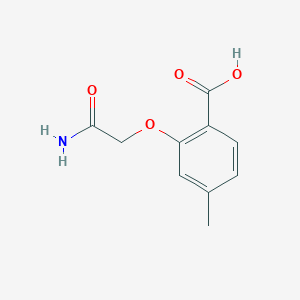 2-(2-Amino-2-oxoethoxy)-4-methylbenzoic acid