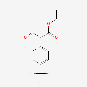 Ethyl 3-oxo-2-(4-(trifluoromethyl)phenyl)butanoate