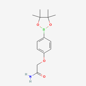 2-[4-(4,4,5,5-tetramethyl-1,3,2-dioxaborolan-2-yl)phenoxy]Acetamide