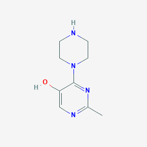 2-Methyl-4-(piperazin-1-yl)pyrimidin-5-ol