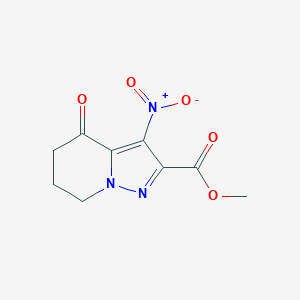 Methyl 3-nitro-4-oxo-4,5,6,7-tetrahydropyrazolo[1,5-a]pyridine-2-carboxylate