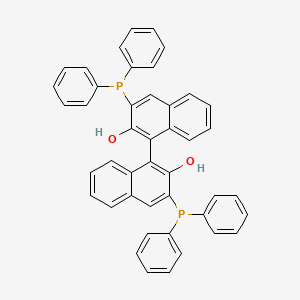 molecular formula C44H32O2P2 B1393066 (R)-3,3'-Bis(diphenylphosphanyl)-[1,1'-binapthalene]-2,2'-diol CAS No. 911383-51-2