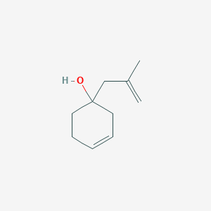 1-(2-Methylprop-2-en-1-yl)cyclohex-3-en-1-ol