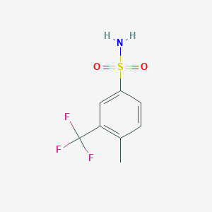 B1393070 4-Methyl-3-trifluoromethylbenzenesulfonamide CAS No. 1247548-96-4
