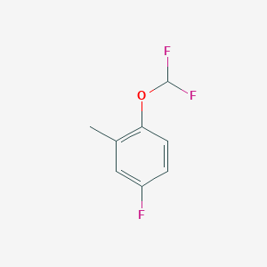 B1393076 1-(Difluoromethoxy)-4-fluoro-2-methyl-benzene CAS No. 1214378-64-9