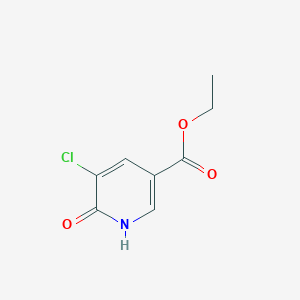 molecular formula C8H8ClNO3 B1393081 5-氯-6-羟基烟酸乙酯 CAS No. 58236-73-0
