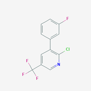 B1393097 2-Chloro-3-(3-fluorophenyl)-5-(trifluoromethyl)pyridine CAS No. 1214367-87-9