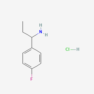 B1393104 1-(4-Fluorophenyl)propan-1-amine hydrochloride CAS No. 1092797-76-6