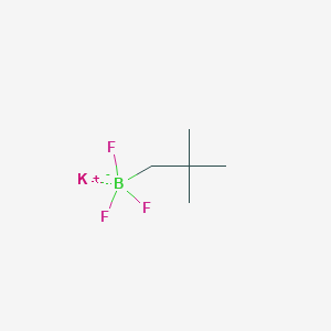 molecular formula C5H11BF3K B1393132 Potassium trifluoro(neopentyl)borate CAS No. 1150655-02-9