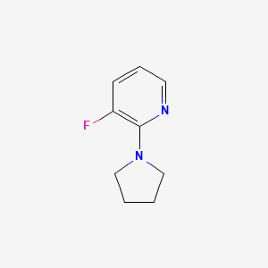 molecular formula C9H11FN2 B1393148 3-Fluoro-2-(pyrrolidin-1-YL)pyridine CAS No. 1133115-40-8