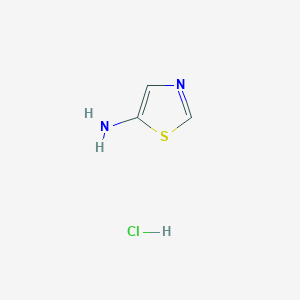 molecular formula C3H5ClN2S B1393155 5-噻唑胺盐酸盐 CAS No. 942631-51-8