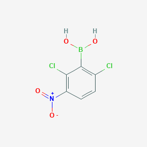 molecular formula C6H4BCl2NO4 B1393158 2,6-二氯-3-硝基苯硼酸 CAS No. 1072946-37-2