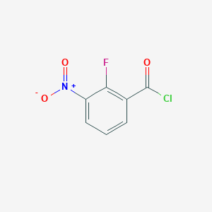 molecular formula C7H3ClFNO3 B1393166 2-氟-3-硝基苯甲酰氯 CAS No. 1214341-16-8