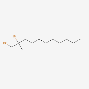 1,2-Dibromo-2-methylundecane