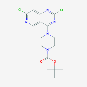 tert-Butyl 4-(2,7-dichloropyrido[4,3-d]pyrimidin-4-yl)piperazine-1-carboxylate