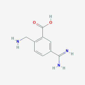 2-(Aminomethyl)-5-carbamimidoylbenzoic acid