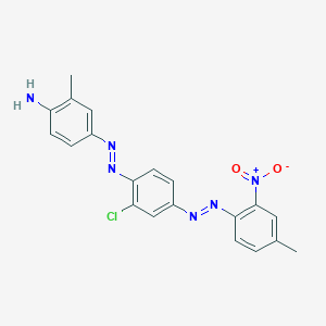 Benzenamine, 4-[[2-chloro-4-[(4-methyl-2-nitrophenyl)azo]phenyl]azo]-2-methyl-