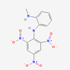 1,2-Benzenediamine, N-methyl-N'-(2,4,6-trinitrophenyl)-