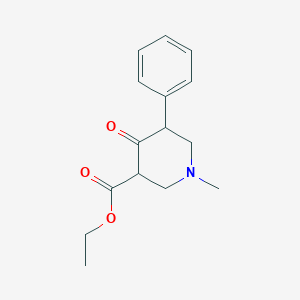 Ethyl 1-methyl-4-oxo-5-phenylpiperidine-3-carboxylate