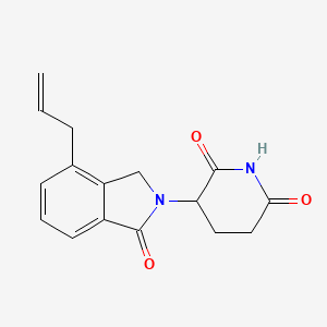 molecular formula C16H16N2O3 B13932136 3-(4-Allyl-1-oxoisoindolin-2-yl)piperidine-2,6-dione 