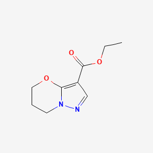 molecular formula C9H12N2O3 B1393244 6,7-二氢-5H-吡唑并[5,1-B][1,3]恶嗪-3-羧酸乙酯 CAS No. 1173003-60-5