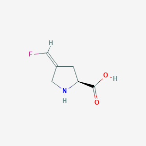molecular formula C6H8FNO2 B139330 (Z)-4-(Fluoromethylene)-L-proline CAS No. 138958-02-8