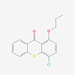 molecular formula C16H13ClO2S B1393311 4-Chloro-1-propoxy-9H-thioxanthen-9-one CAS No. 310452-06-3