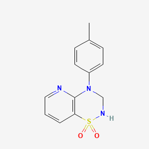 B1393315 4-(4-methylphenyl)-3,4-dihydro-2H-pyrido[2,3-e][1,2,4]thiadiazine 1,1-dioxide CAS No. 1325306-71-5