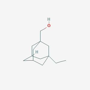 molecular formula C13H22O B1393321 (3-乙基-1-金刚烷基)甲醇 CAS No. 1291486-01-5
