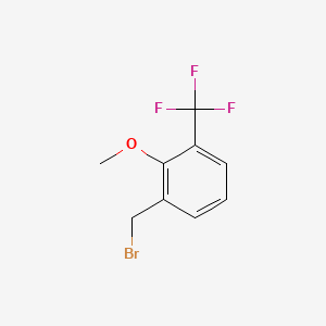 B1393324 2-Methoxy-3-(trifluoromethyl)benzyl bromide CAS No. 1017778-77-6