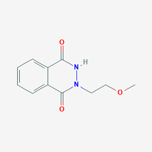 molecular formula C11H12N2O3 B139333 2,3-Dihydro-2-(2-methoxyethyl)-1,4-phthalazinedione CAS No. 125698-42-2