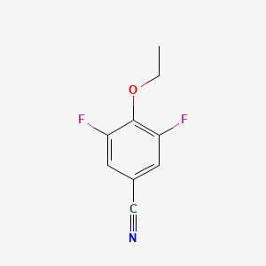molecular formula C9H7F2NO B1393335 4-Ethoxy-3,5-difluorobenzonitrile CAS No. 1017779-27-9