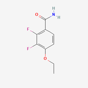 molecular formula C9H9F2NO2 B1393347 4-乙氧基-2,3-二氟苯甲酰胺 CAS No. 1017779-57-5