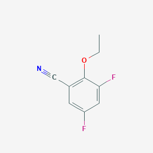 molecular formula C9H7F2NO B1393352 2-乙氧基-3,5-二氟苯甲腈 CAS No. 1017779-80-4