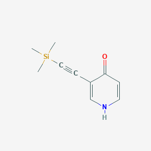 B1393356 3-((Trimethylsilyl)ethynyl)pyridin-4-ol CAS No. 1171920-09-4