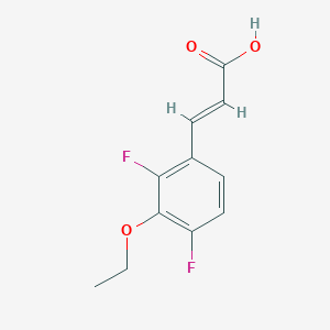 3-Ethoxy-2,4-difluorocinnamic acid