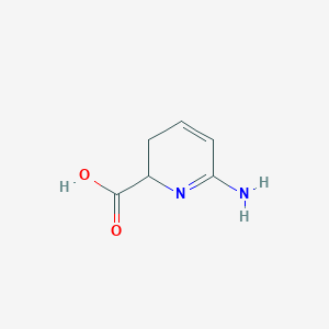 molecular formula C6H8N2O2 B139337 6-amino-2,3-dihydropyridine-2-carboxylic Acid CAS No. 139552-67-3