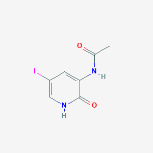 molecular formula C7H7IN2O2 B1393373 N-(2-Hydroxy-5-iodopyridin-3-yl)acetamide CAS No. 1186310-70-2