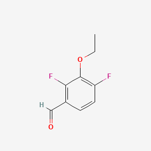 molecular formula C9H8F2O2 B1393378 3-Ethoxy-2,4-difluorobenzaldehyde CAS No. 1017779-87-1