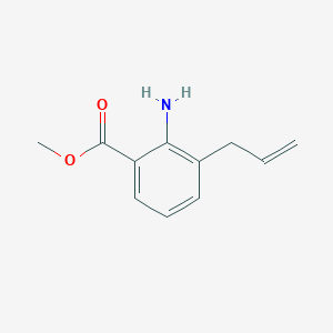 molecular formula C11H13NO2 B139339 Methyl 3-allyl-2-aminobenzoate CAS No. 154490-96-7