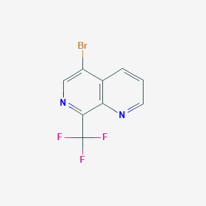 5-Bromo-8-(trifluoromethyl)-1,7-naphthyridine