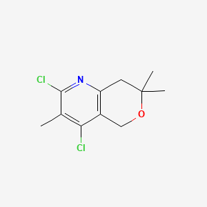 2,4-Dichloro-3,7,7-trimethyl-7,8-dihydro-5H-pyrano[4,3-b]pyridine