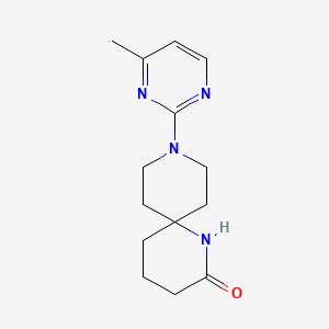 9-(4-Methylpyrimidin-2-yl)-1,9-diazaspiro[5.5]undecan-2-one