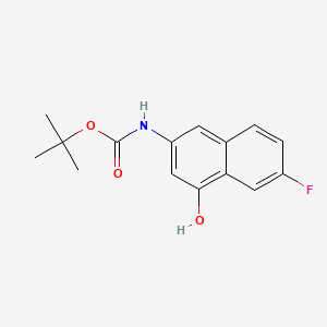 tert-Butyl (6-fluoro-4-hydroxynaphthalen-2-yl)carbamate