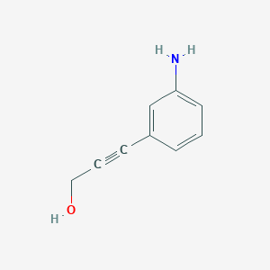 3-(3-Aminophenyl)prop-2-yn-1-ol