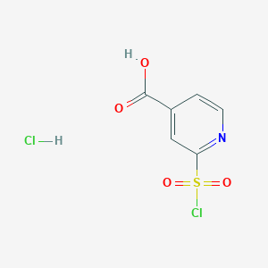 2-(Chlorosulfonyl)isonicotinic acid hydrochloride