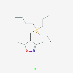 Tributyl[(3,5-dimethyl-4,5-dihydroisoxazol-4-yl)methyl]phosphonium chloride
