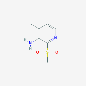 4-Methyl-2-(methylsulfonyl)pyridin-3-amine